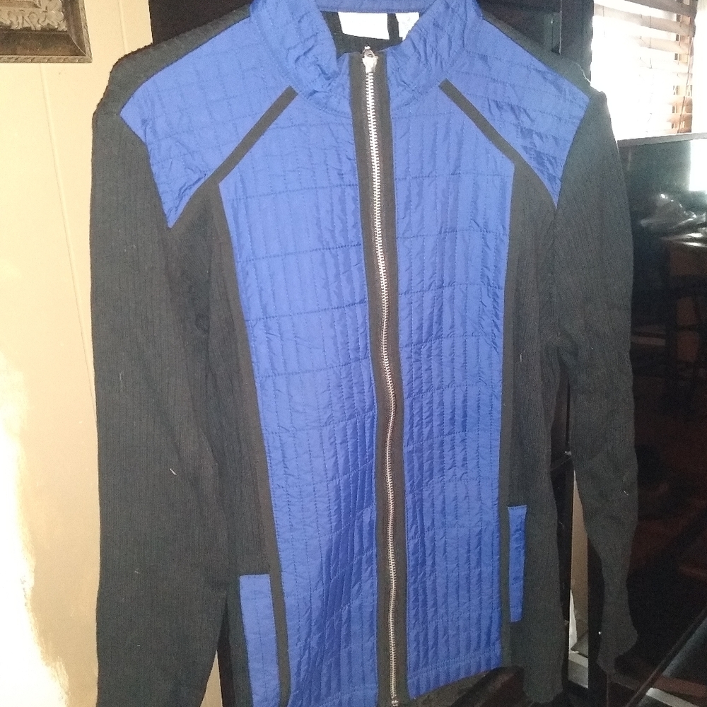 polyester with knitted jacket